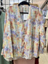 Sprint Floral Print Pleated Shirts